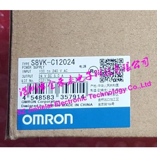 S8VK-C12024 New and original OMRON Power module 120W INPUT:100-240VAC OUTPUT:24VDC 5.0A