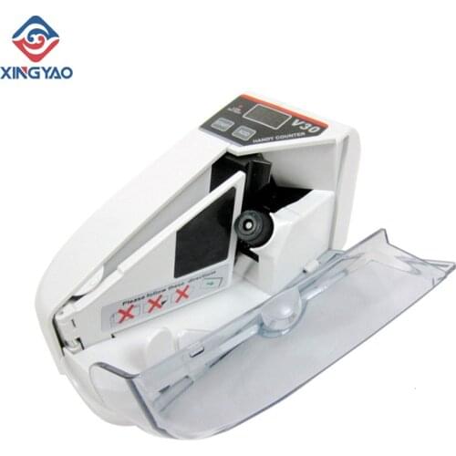 V30 Mini Portable Bill Counter With Battery/Plug Handy money Counter Machine For Cash and Banknote Paper Currency Counting