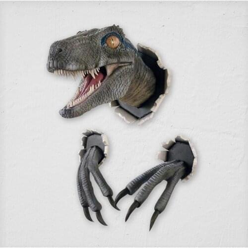 Widely Use Sturdy Vivid Exquisite Dinosaur Animal Statue Sculpture for Home