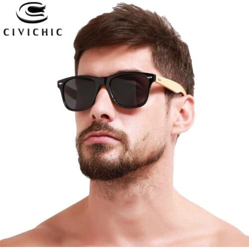 Chic Bamboo Sunglasses Men Wooden Eye Glasses UV400 Gafas De Sol Hombre Mirror Coated Lunette Soleil Outdoor Cool Eyewear KD1501