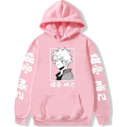 My Hero Academia Katsuki Bakugo Hoodies Sweatshirt Unisex Clothes Men Women Moleton