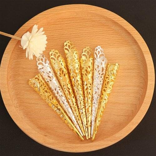 Ethnic dance avalokitesvara belly dance nail sets wrap India dance false finger nail dancing costume props 5pcs/Set