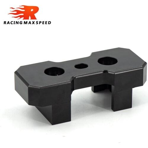 Black Aluminum Billet Transmission Mount Insert for B8 Chassis Audi A4 S4 RS4 A5 S5 RS5 Q5/SQ5 Models for S-Tronic/Manual