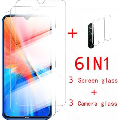 On redmi note 8 2021 tempered glass for xiaomi redmi note8 pro 8t camera screen protector redmy note 10 10pro 9 9s safety glass