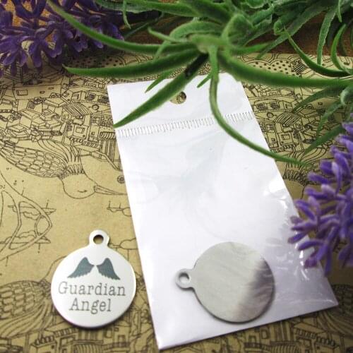 10pcs--"Guardian Angel"stainless steel charms more style for choosing DIY Charms pendants for necklace
