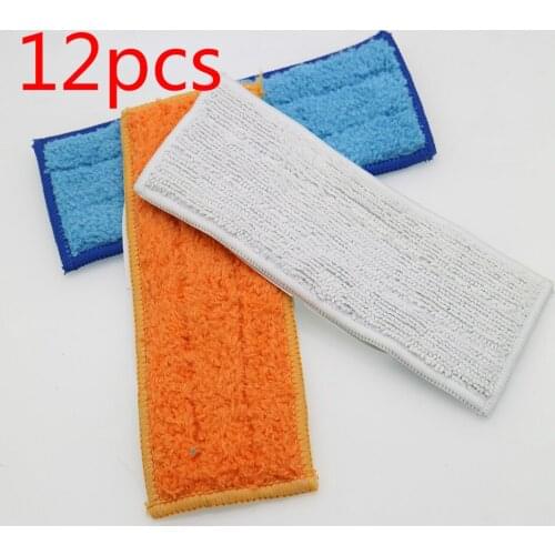 12 pcs/lot robot cleaner brushes spare parts 4pcs Wet Pad Mop +4pcsDamp Pad Mop + 4pcs Dry Pad Mop for iRobot Braava Jet 240 241