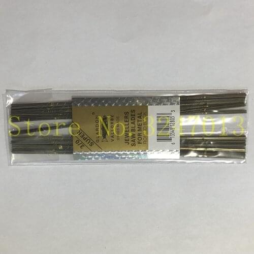 3/0 144PCS/BAG Jewelry Making Sawblades Jewelers Saw Blades With FREE SAW FRAME