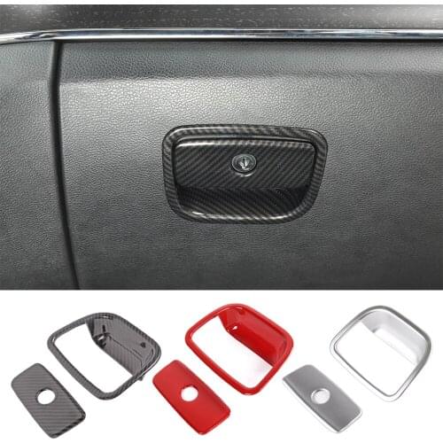 ABS Copilot Storage Box Handle Decorative Cover Fit For Dodge Durango 2011-2021 Interior Car Accessories