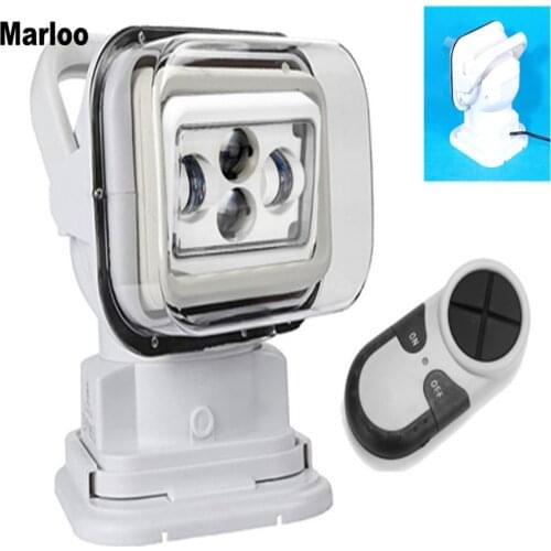 Accessories car 7" 60w Wireless Remote Control lLED search light 360 Degree rotating for Truck Off-road Boat with magnet base