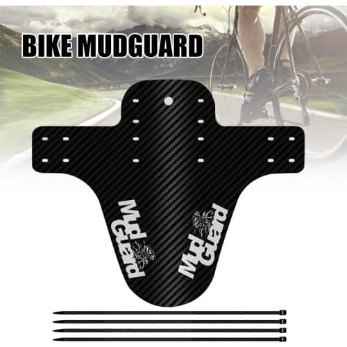 Mountain Bike Mudguard High Strength PP6 Easy to Install Colorful Wearable Anti Corrosion Front Rear Mudguards with Ties B2Cshop