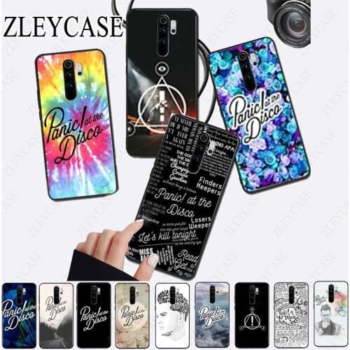 Panic At The Disco black Phone Case Cover Shell for redmi note8pro note7 note5 note6pro 7 7A 8 8A Note8T note9s note9pro Cover