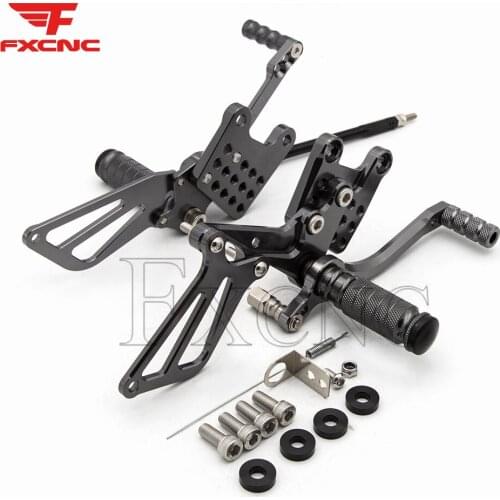 For Suzuki GSXR1000 2000-2004 2003 Motorcycle Rearset Footrest Footpegs For SV650 SV650S SV1000 SV1000S 98-14 Footrest Footpeg