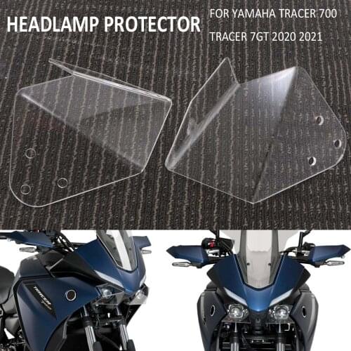 For YAMAHA TRACER700 Tracer 700 Tracer 7 GT MT-07 MT07 2020 2021 Motorcycle Accessories Transparent Headlight Protection