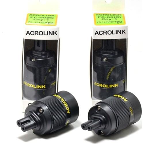 Hi-End Figure 8 C7 Power Plug hifi Audio speaker amplifier Electrical AC Power cord IEC Plug socket connector