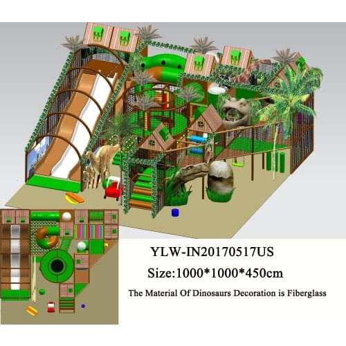 Indoor Dinosaur Paradise playground,kids soft play structure