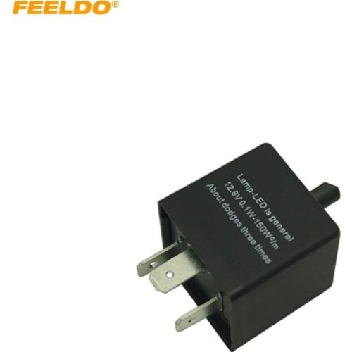 MOTOBOTS 1Pc CF14 KT 3-pin adjustable Japanese car or Motorcycle Electronic LED flashers Turn Signal Relay Fix flasher #HQ5355