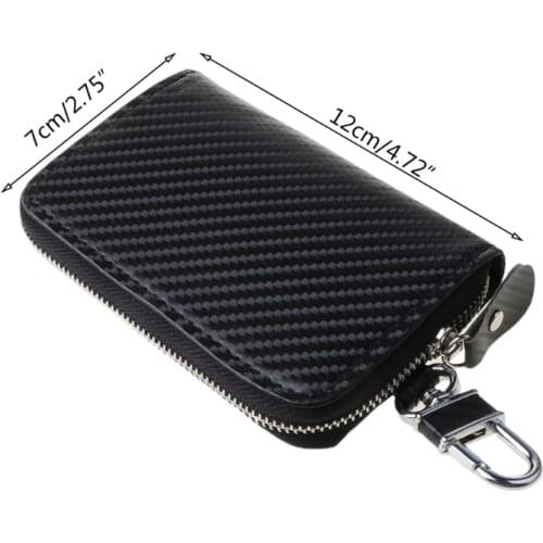 N0HF Anti-theft Car Key Fob Guard RFID Signal Shielding Blocker Security Box Signal Blocking Pouch Protector Shield
