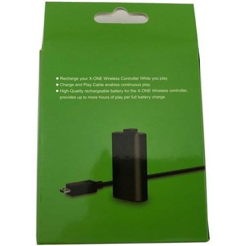 Rechargeable Batteries set with USB Charger Cable for Xbox One Wireless Controller/ GamePad