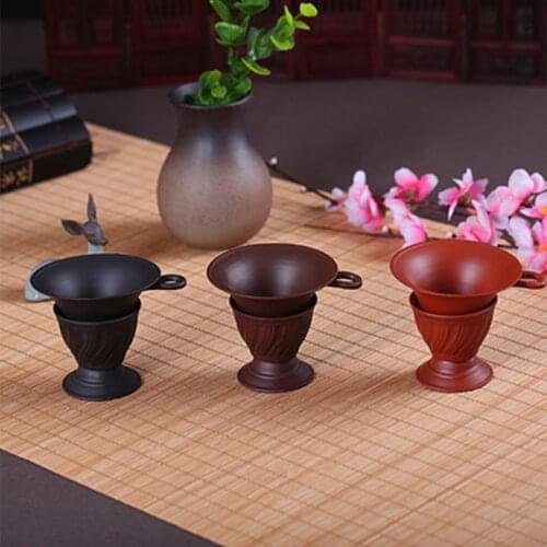 Tea Ceremony Set Purple Clay Tea Strainer Tea Infuser Kung Fu Tea Set Accessories Tea Strainers & Tea Infusers