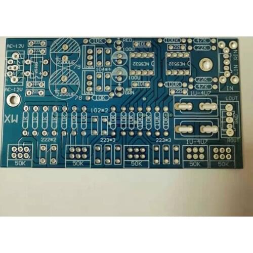 NE5532 HIFI Preamplifier Tone Turning Power Amplifier Circuit PCB Empty Board Diode 7815/79 Dual AC12-18V15