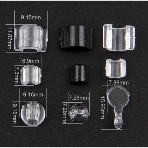 New Rectangular Loops With Holding Paste Buckle Rubber Band DIY Jewelry Charm Glass Cabochon Accessories