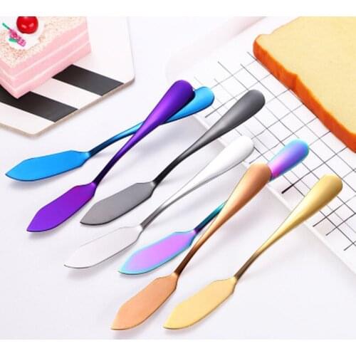 Butter Knife Stainless Steel Cheese Slicer Sandwich Butter Spreading Western Cutlery Breakfast Dessert Cream Cake Dinnerware