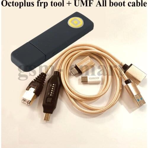 2020 original OCTOPLUS FRP TOOL DONGLE + UMF ALL Boot cable for phone frp unlock