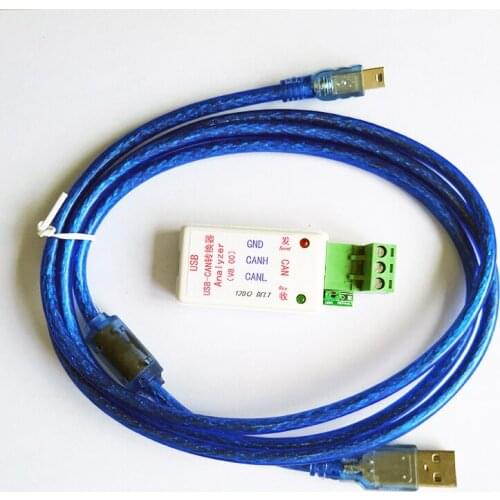 Original USB Port to CAN Adapter Serial Port Communication USB to CAN BUS Converter Debugger Module 120 Ohm Load