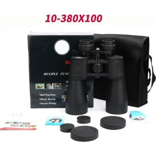 10-380X100 High Power Long-distance Zoom 10-60 Times Hunting Binoculars Binoculars HD Professional Zoom