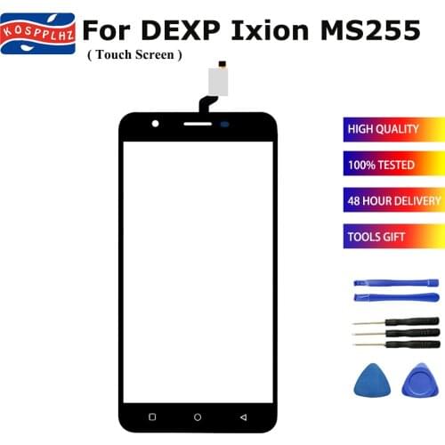 KOSPPLHZ For DEXP IXION MS255 Element Front Touch Screen Outer Glass Panel Touch Lens DEXP IXION MS 255 cell Phone +Tools