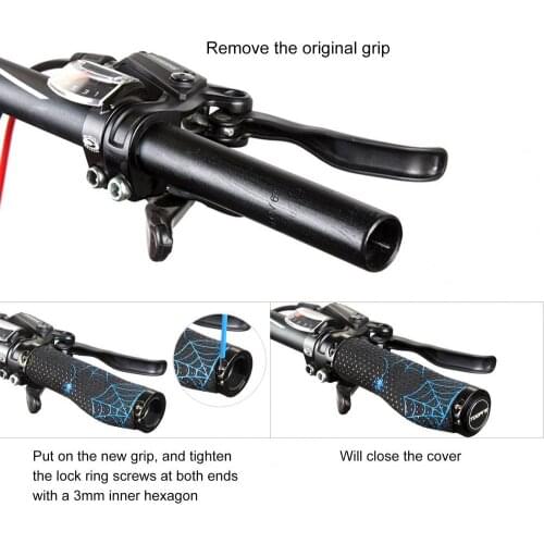 Silicone 1Pair Universal High Hardness Road Bike Bicycle Bike Parts Bike Grips Cover Shock Absorbing for Outdoor