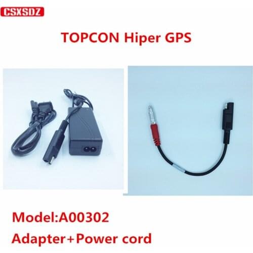 Brand new fast Charger for Topcon Hiper Power adapter charger for Topcon GPS RTK Hiper with A00302 5pin cable and 12VDC