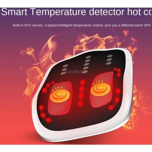 Spine and lumbar traction correction device waist massager back massager hot compress relaxation waist massager