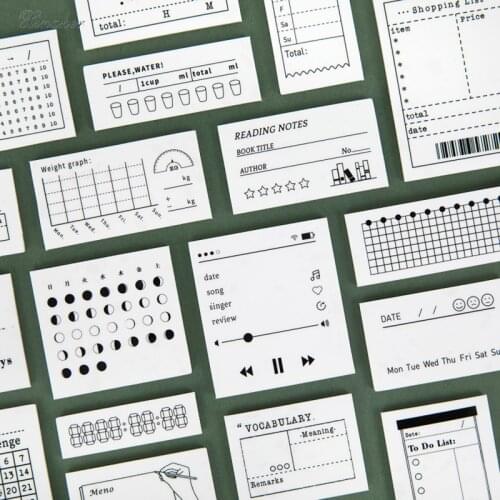 Vintage Payment List count down time plan stamp DIY sponge rubber stamps for scrapbooking stationery scrapbooking standard stamp