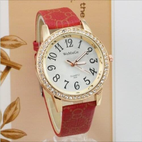 Woman Watch 2020 Womage Fashion Casual Ladies Watches Snake Leather Belt Womens Watches Bling Rhinestone Watch bayan kol saati