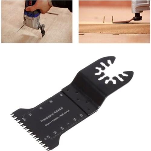 1 pc 45mm Quick Release HCS Black Oscillating Multitool Japanese Teeth Saw Blade