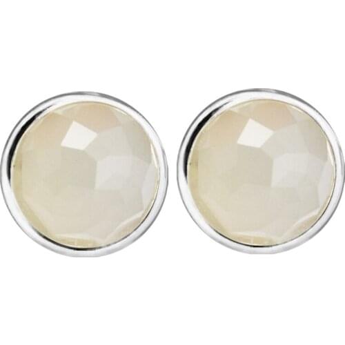 2017 June Droplets Silver Earrings 100% 925 Sterling Silver Jewelry DIY Women Jewelry 09E080-6