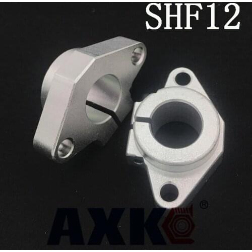2019 Real Axk Cnc Router Parts 4pcs New Shf12 12mm Shaft Support Linear Rail Cnc Router Xyz