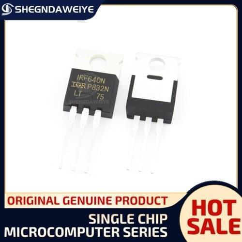 50PCS/LOT 100%Original IC single chip IRF640NSTRLPBF IRF640NSTR IRF640NS TO-263 220V 18A IRF640NPBF TO-220