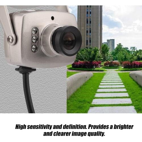 640X480P Mini 6LED Wired CMOS CCTV Security Camera PAL/NEST IR Night Vision Digital Video Camera for community home hotel