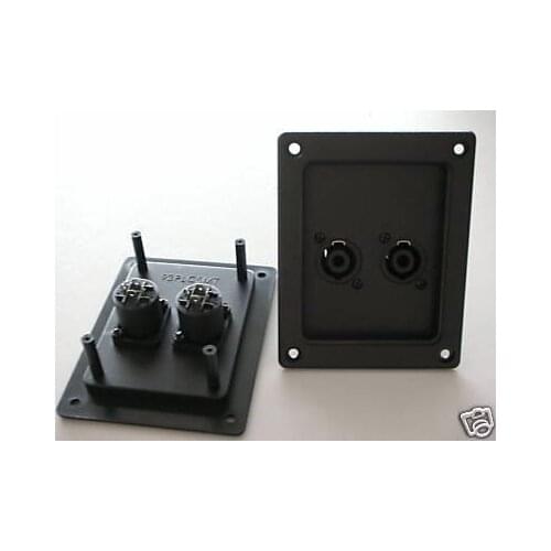 Speaker Cabinet Box Audio Cable Connector Plate Patch Front or Rear Panel M