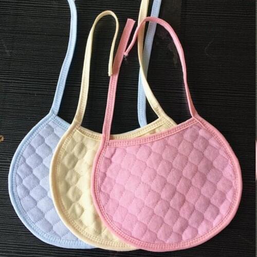 Baby Newborn Bibs Round Cartoon Unisex Saliva Towel Soft Cotton Waterproof Absorbent Water Cloth Adjustable Bib Baby Accessory