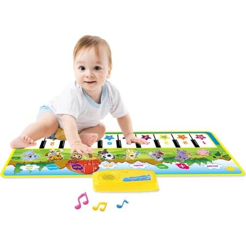 Baby Play Mat Children Musical Toy Boys Girls Newborn Brain Development Puzzle Rug Toddler Kid Piano Music Floor Crawling Rug