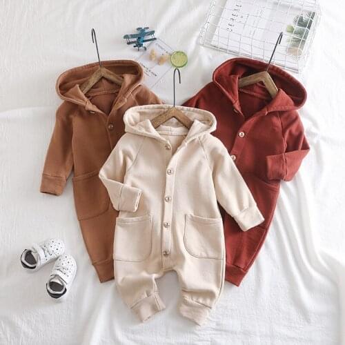 Baby Christmas Clothing Fashion Rompers 2019 Winter New Toddler Outfits Newborns Jumpsuit Baby Bodysuit Kids Boys Hoodies Romper