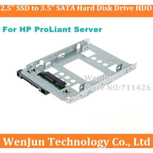 For HP 654540-001 2.5" to 3.5" Drive Adapter FOR HP For Dell For IBM 3.5" SAS/SATA Drive Caddie Trays --50pcs/lot free shipping