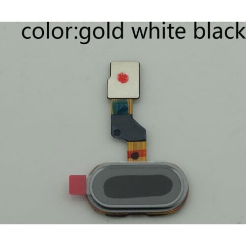 For Meizu M3S Home Button FingerPrint Touch ID Sensor Flex Cable Ribbon Replacement Parts Button Key Black/White/Golden