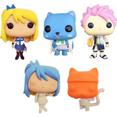 Fairy Tail Lucy Swim Time Happy Exclusive Action Figure Animation Model Collectibles Prototype Rare No Box Loose