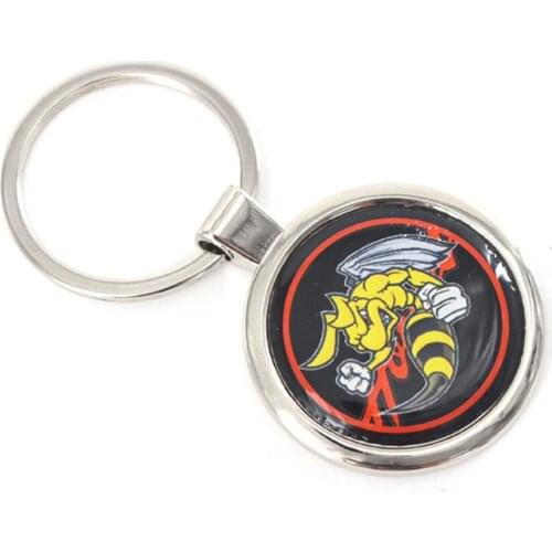 Chrome Motorcycle Keychain Key Ring Case for Honda Hornet CBR1000 CB1000 CB600 650F CB599 CB900 CBR600