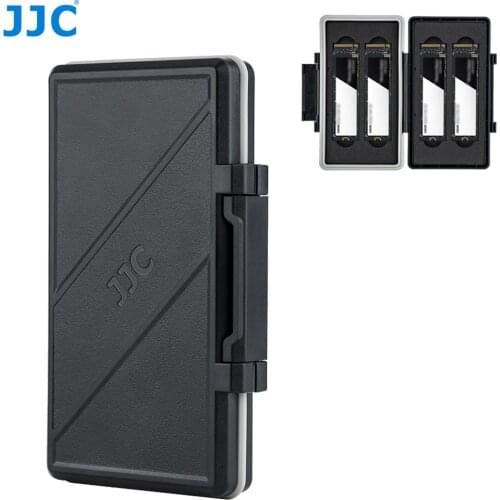 JJC 4 Slots M.2 2280 SSD Storage Case Box Protector Holder for PC Desktop Laptop M.2 2280 Internal Solid State Drive