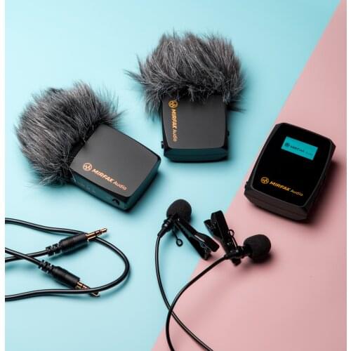 Mirfak we10 we 10 pro Audio Announces 2.4g Dual Channel Compact Wireless SD Card Microphone SYSTEM pk boom x D2 Blink B2